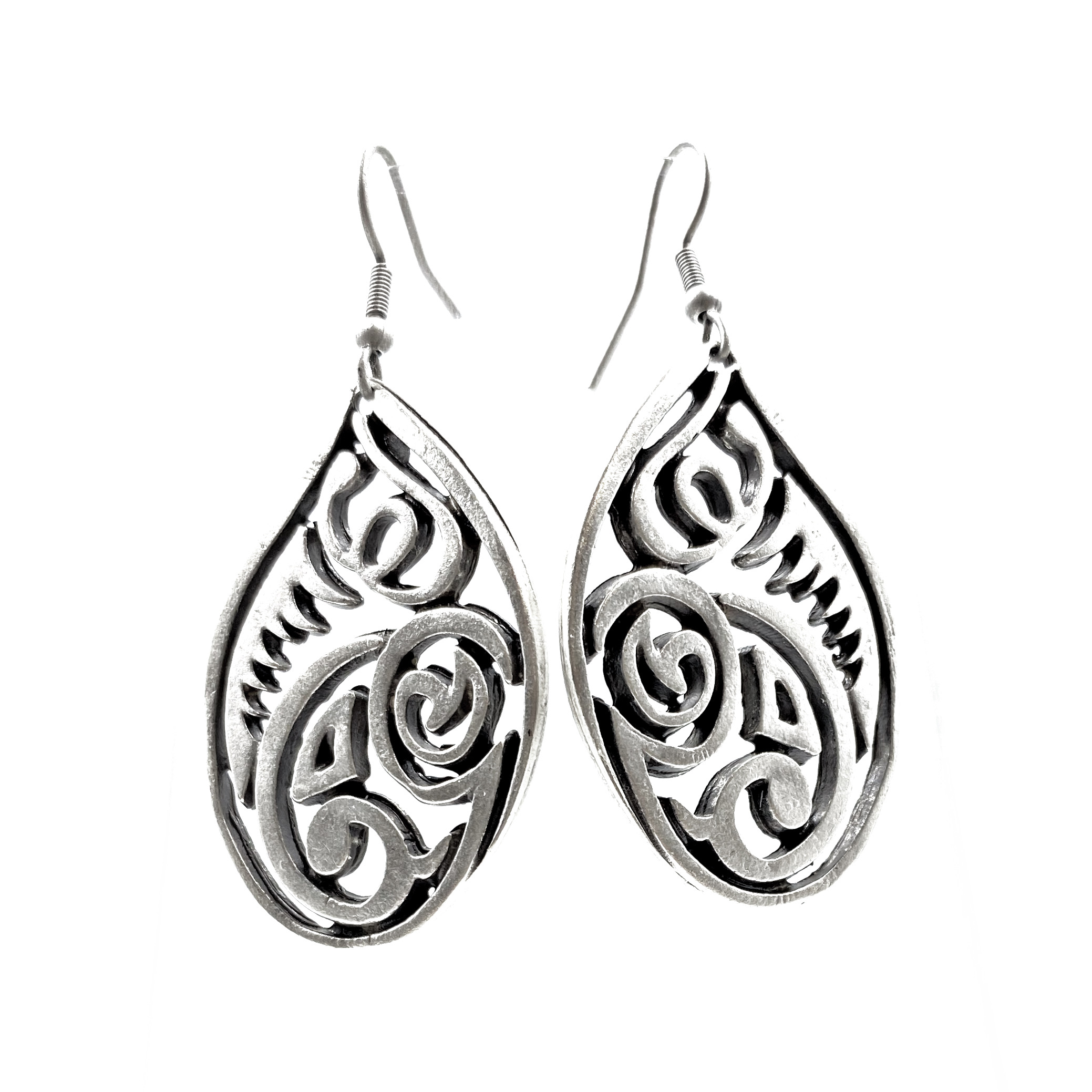 Aretes Turcos de Zamak de Forma de Gota | Le Bijouterie by Karla Candido