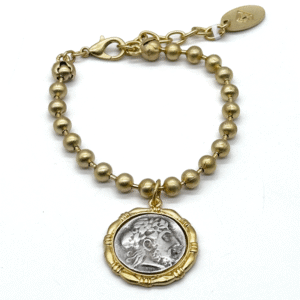 Pulsera de Moneda Romana Virtus