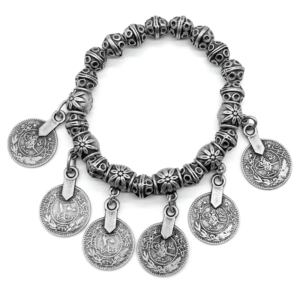 Pulsera elastica con monedas turcas