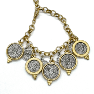 Pulsera de Monedas Romanas Via Aurea