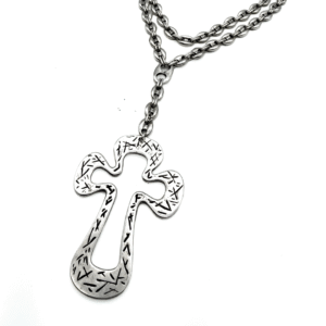 Collar doble de Cruz Antigua